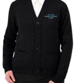 Men's V Neck Front Botton Cardigan